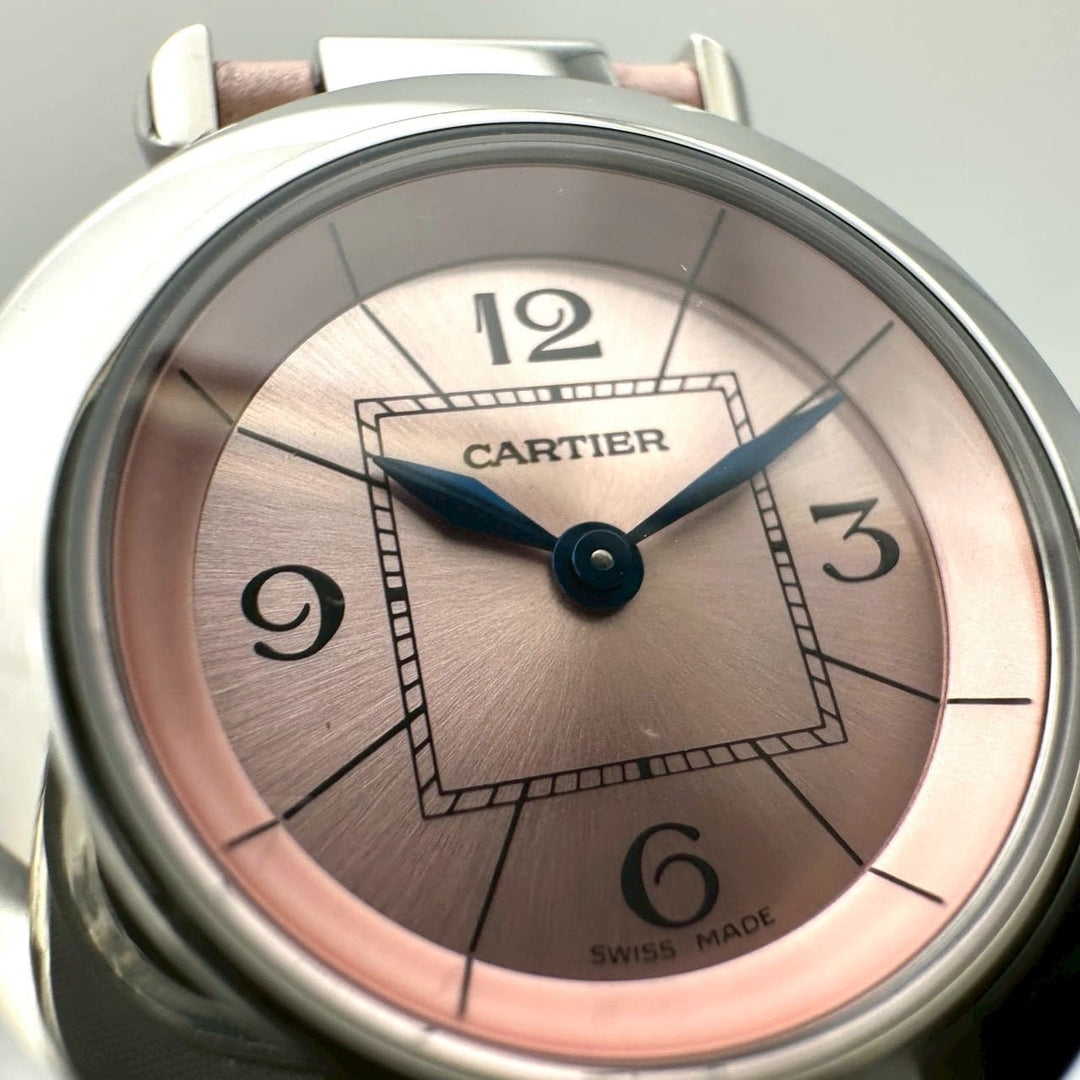 美品 Cartier カルティエ W3140026 ミスパシャ 腕時計 クォーツ ピンク