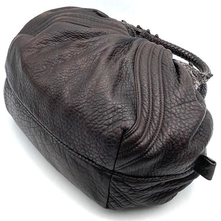 FENDI フェンディ 8BL078 ハンドバッグ スパイバッグ レザー ブラウン