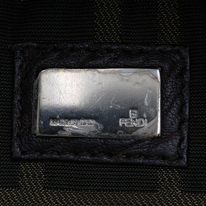 FENDI フェンディ 8BL078 ハンドバッグ スパイバッグ レザー ブラウン