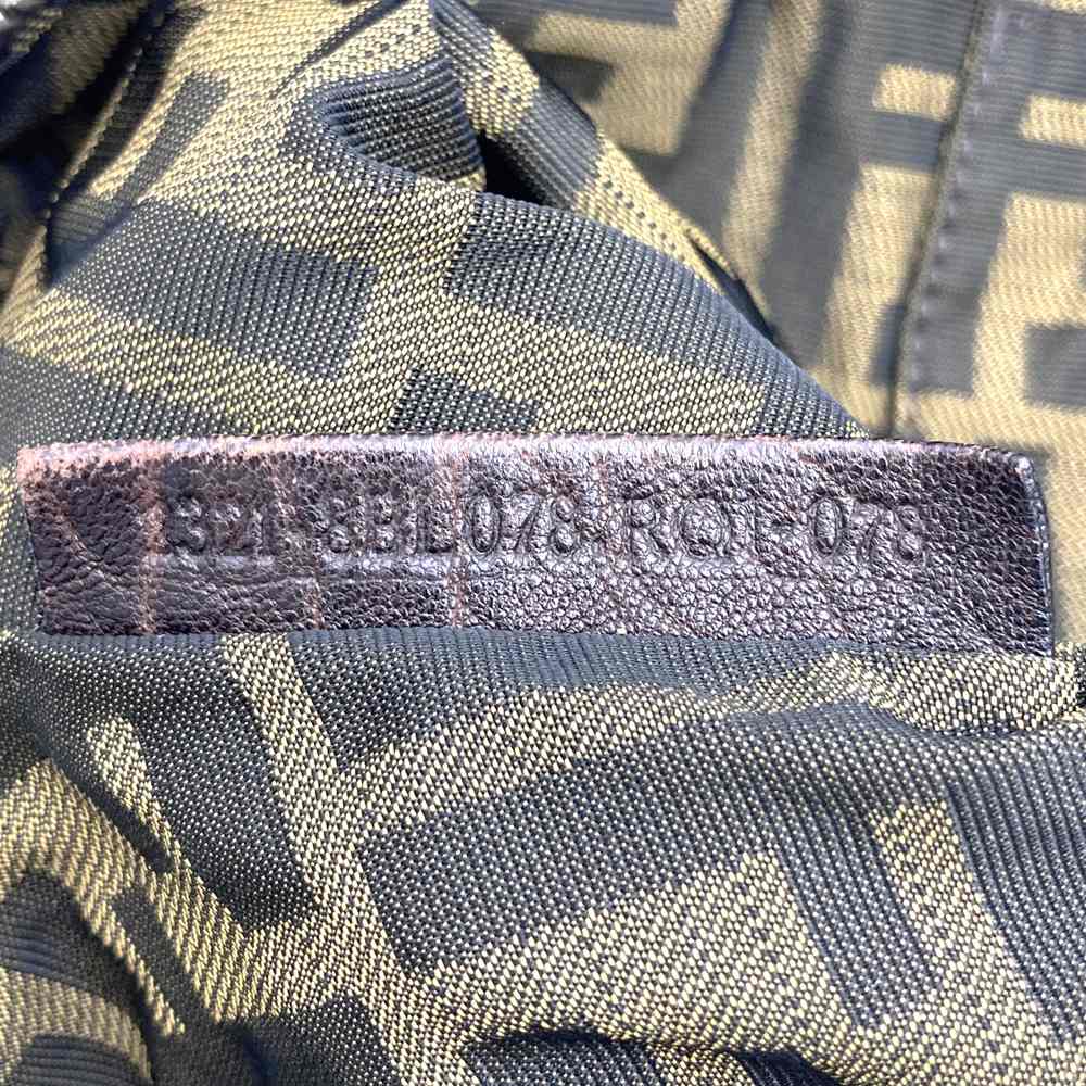 FENDI フェンディ 8BL078 ハンドバッグ スパイバッグ レザー ブラウン