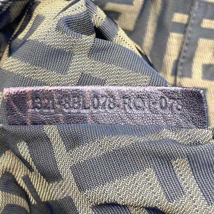 FENDI フェンディ 8BL078 ハンドバッグ スパイバッグ レザー ブラウン