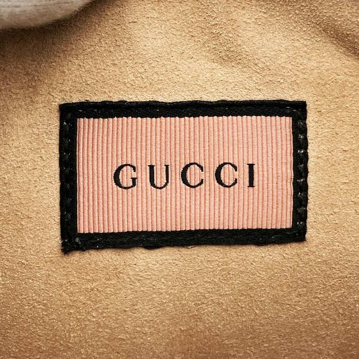 GUCCI グッチ グッチゴースト 445597 クラッチバッグ トラブル・アンドリュー コラボ レザー ブラック