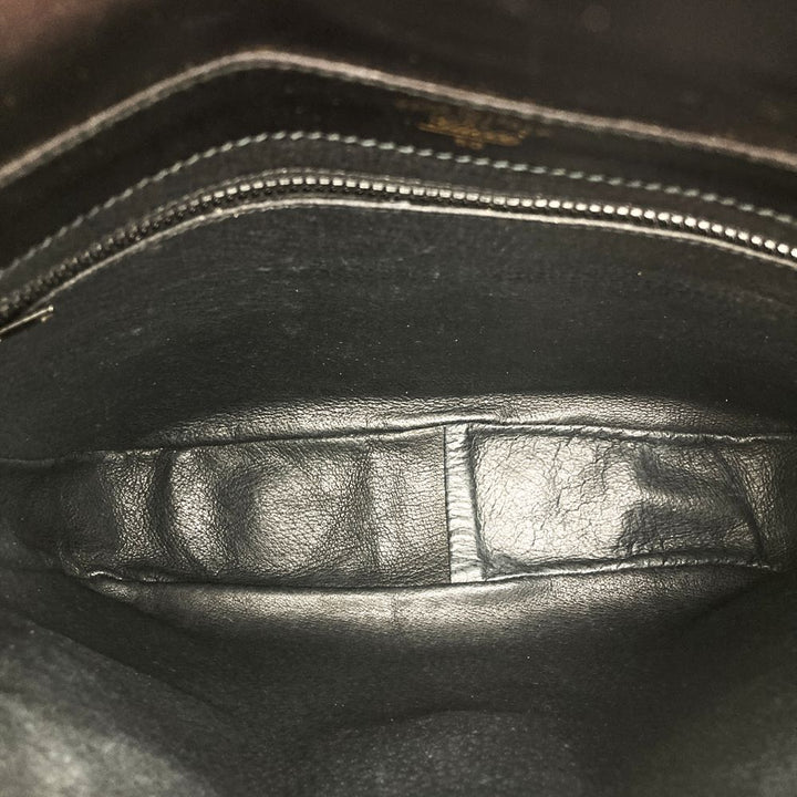 GUCCI オールドグッチ 肩掛け ショルダーバッグ ホースシュー ヴィンテージ ブラック 黒 スウェード/レザー ブランド品