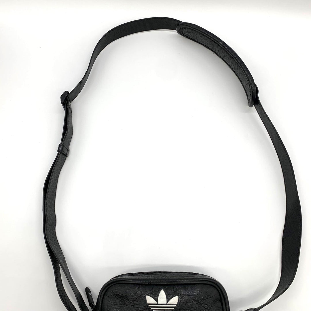 BALENCIAGA x adidas コラボ バレンシアガ アディダス スモール メッセンジャーバッグ クロスボディ ショルダーバッグ ブラック 721850