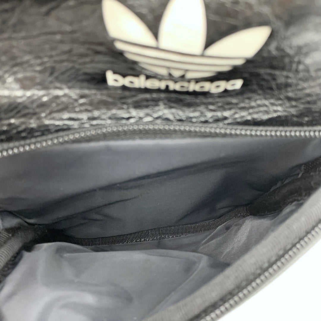 BALENCIAGA x adidas コラボ バレンシアガ アディダス スモール メッセンジャーバッグ クロスボディ ショルダーバッグ ブラック 721850