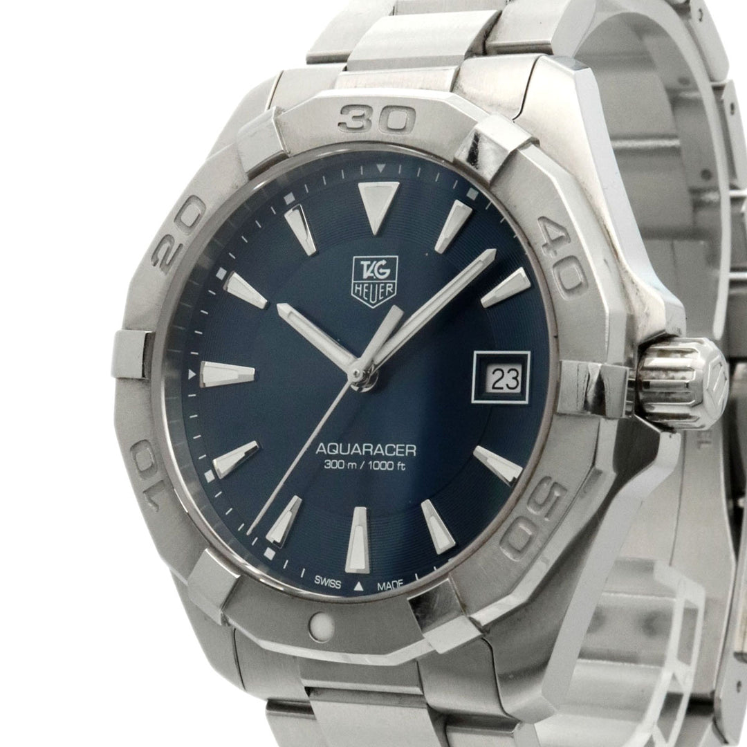 TAG HEUER タグホイヤー WAY1112.BA0928 アクアレーサー 腕時計 QZ ネイビー メンズ