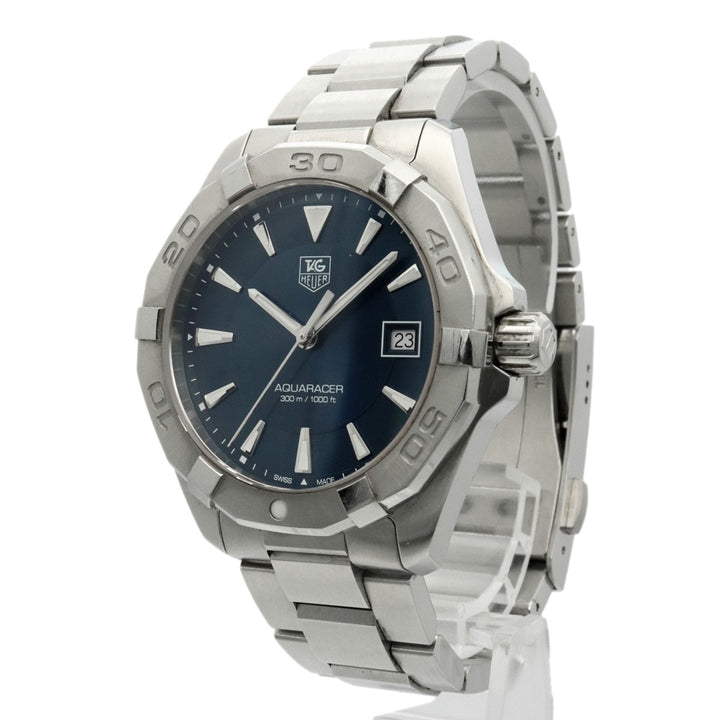 TAG HEUER タグホイヤー WAY1112.BA0928 アクアレーサー 腕時計 QZ ネイビー メンズ