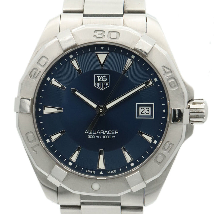 TAG HEUER タグホイヤー WAY1112.BA0928 アクアレーサー 腕時計 QZ ネイビー メンズ