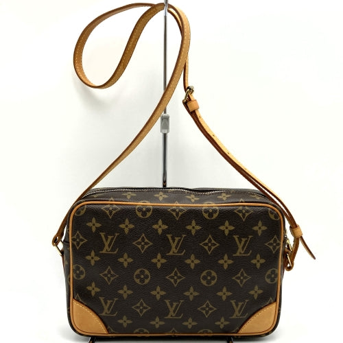 LOUIS VUITTON ルイ・ヴィトン M51274 トロカデロPM ショルダーバッグ ベタなし ブラウン モノグラムキャンバス PVC