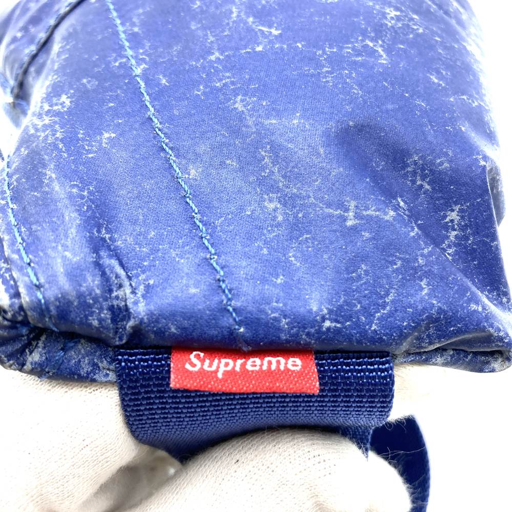 Supreme シュプリーム ウォータープルーフリフレクティブ ウエストバッグ ボディバッグ ブルー 総柄
