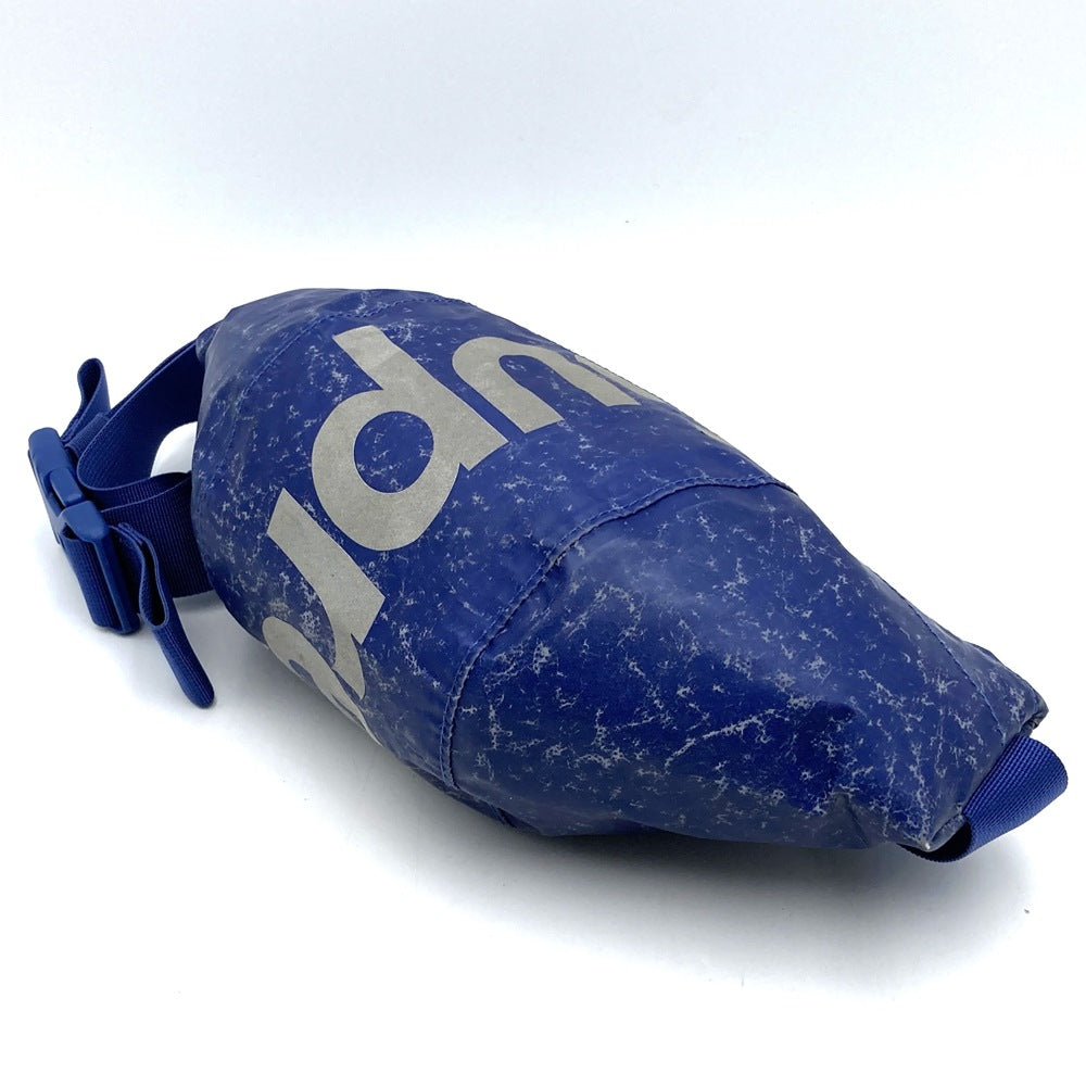 Supreme シュプリーム ウォータープルーフリフレクティブ ウエストバッグ ボディバッグ ブルー 総柄
