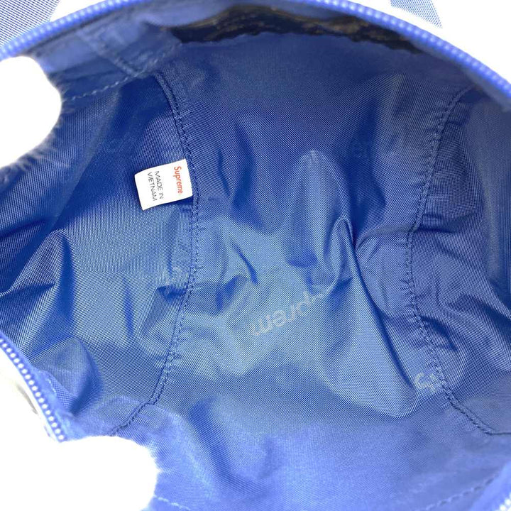 Supreme シュプリーム ウォータープルーフリフレクティブ ウエストバッグ ボディバッグ ブルー 総柄