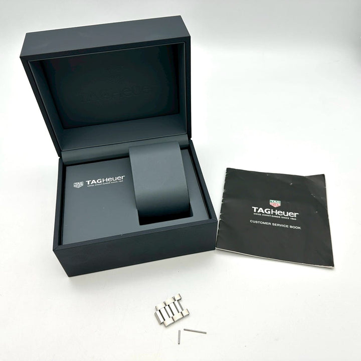 美品 TAG HEUER タグホイヤー 腕時計 カレラ キャリバー5 デイデイト WBN2013.BA0640 自動巻 オートマ SS ブラック