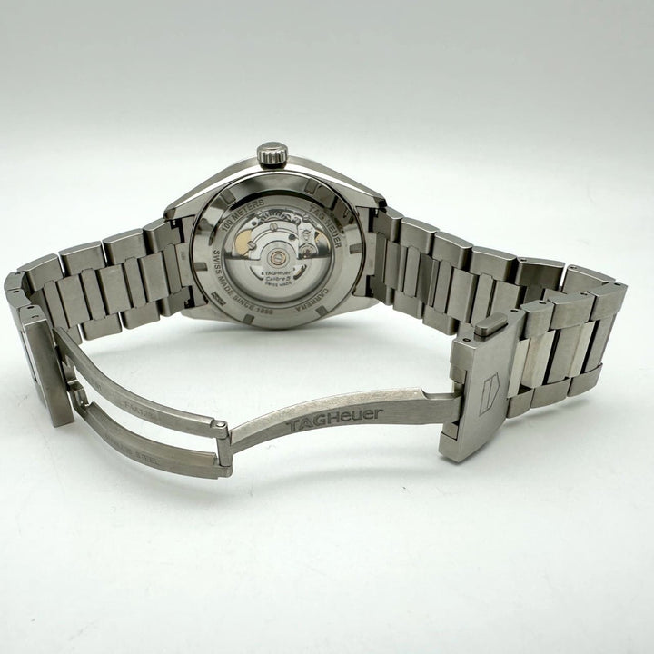 美品 TAG HEUER タグホイヤー 腕時計 カレラ キャリバー5 デイデイト WBN2013.BA0640 自動巻 オートマ SS ブラック
