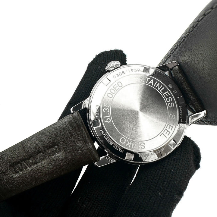 【新品同様】SEIKO セイコー プロスペックス アルピニスト SBEN001/6L35-00E0 腕時計 自動巻き レザー ブラック 腕時計