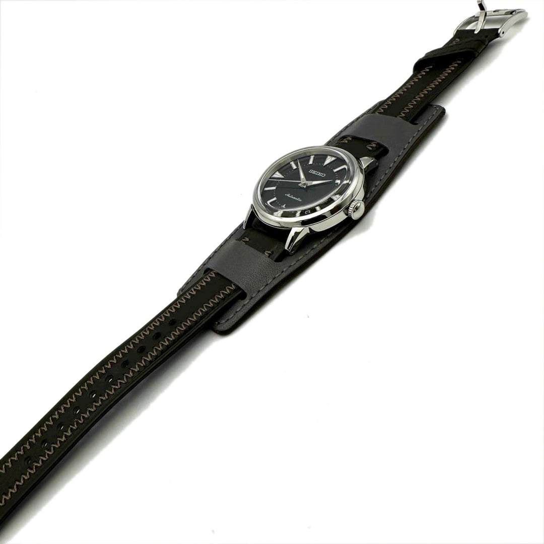 【新品同様】SEIKO セイコー プロスペックス アルピニスト SBEN001/6L35-00E0 腕時計 自動巻き レザー ブラック 腕時計