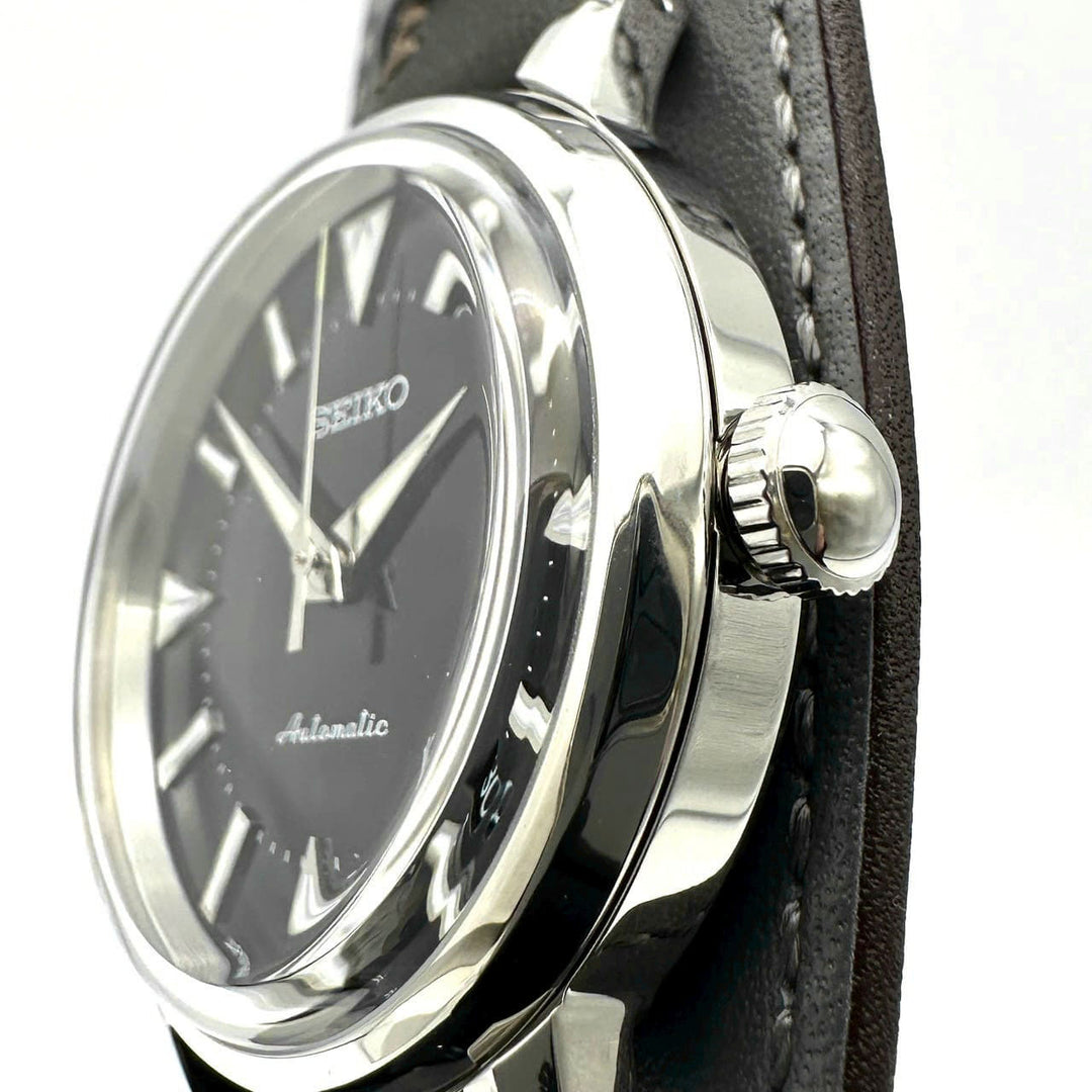 【新品同様】SEIKO セイコー プロスペックス アルピニスト SBEN001/6L35-00E0 腕時計 自動巻き レザー ブラック 腕時計