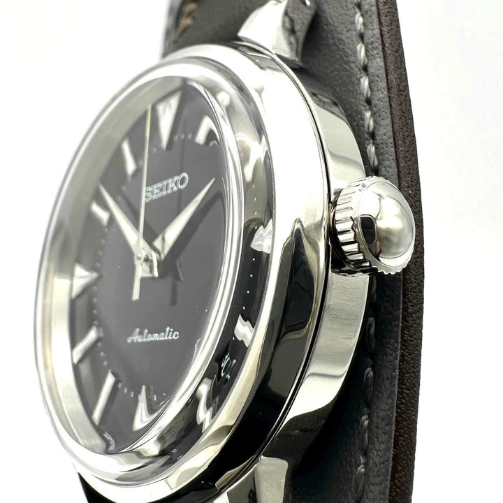 【新品同様】SEIKO セイコー プロスペックス アルピニスト SBEN001/6L35-00E0 腕時計 自動巻き レザー ブラック 腕時計