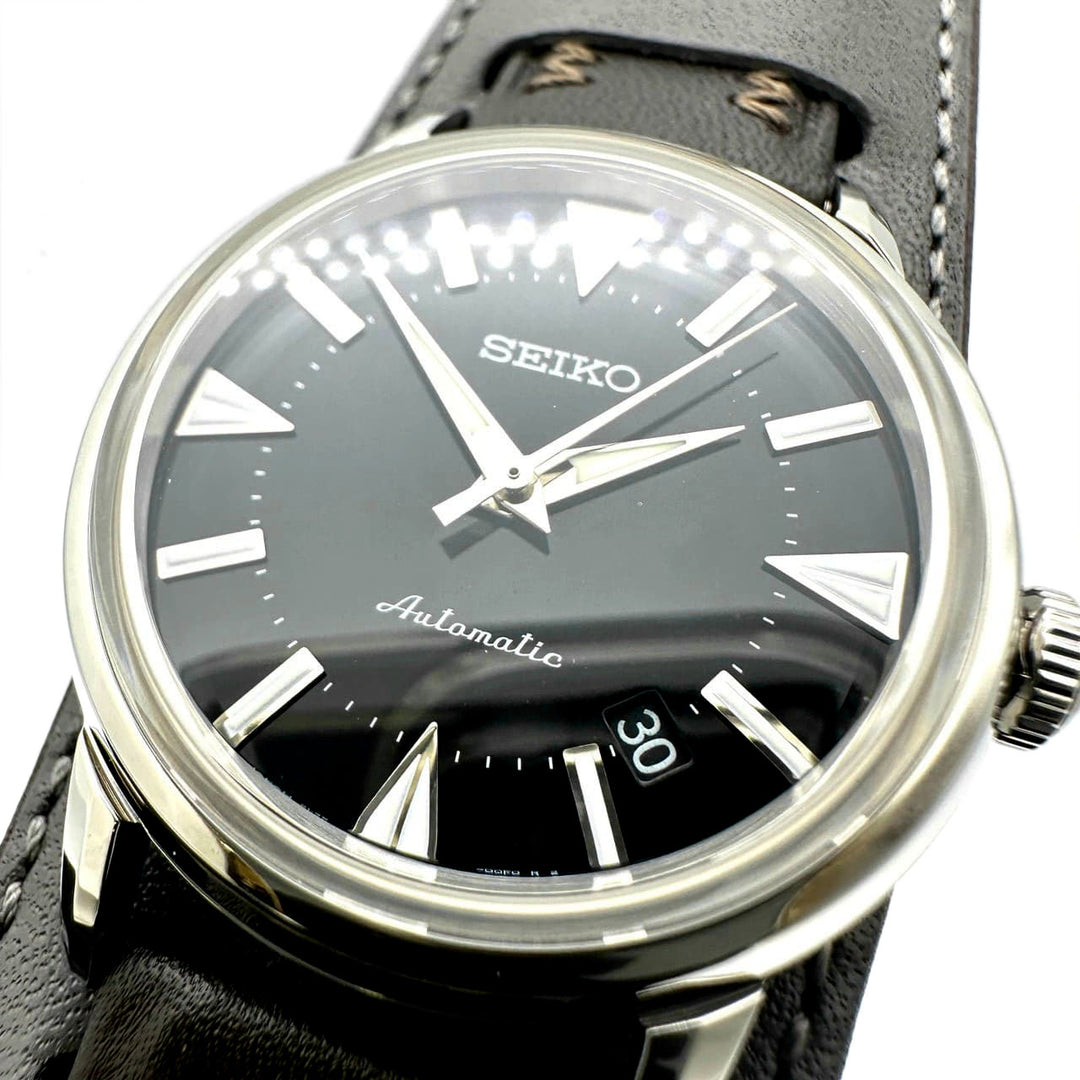 【新品同様】SEIKO セイコー プロスペックス アルピニスト SBEN001/6L35-00E0 腕時計 自動巻き レザー ブラック 腕時計