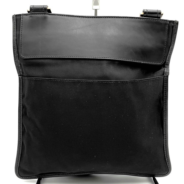 GUCCI グッチ 019 0348 ショルダーバッグ 斜め掛け ナイロン/レザー ブラック