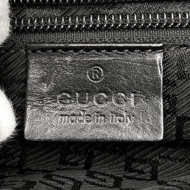 GUCCI グッチ 019 0348 ショルダーバッグ 斜め掛け ナイロン/レザー ブラック