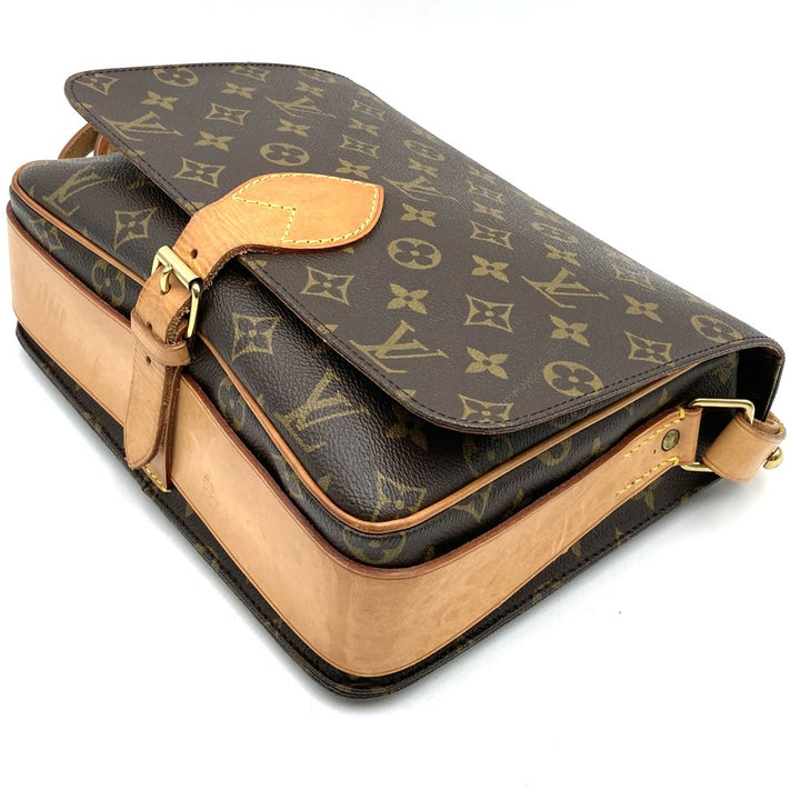 LOUIS VUITTON ルイ・ヴィトン M51253 カルトシエールMM ショルダーバッグ ブラウン モノグラム LOUIS VUITTON