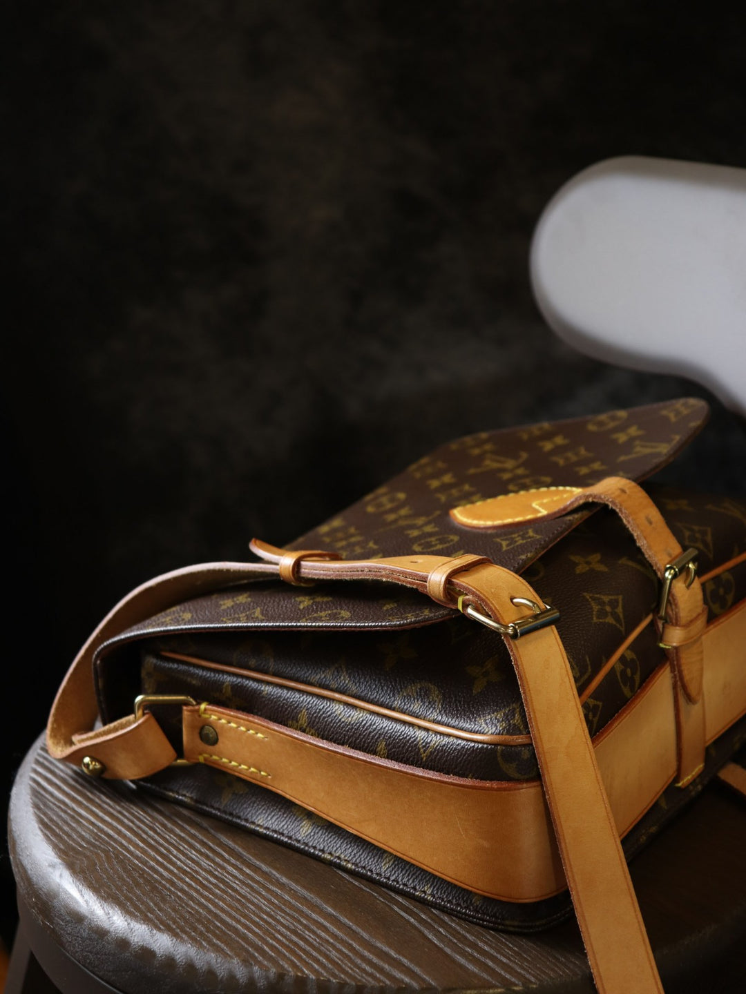 LOUIS VUITTON ルイ・ヴィトン M51253 カルトシエールMM ショルダーバッグ ブラウン モノグラム LOUIS VUITTON