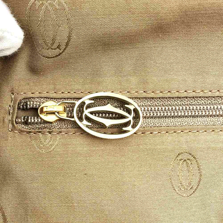 CARTIER カルティエ マルチェロ 2wayトートバッグ ショルダーバッグ レザー ホワイト 白