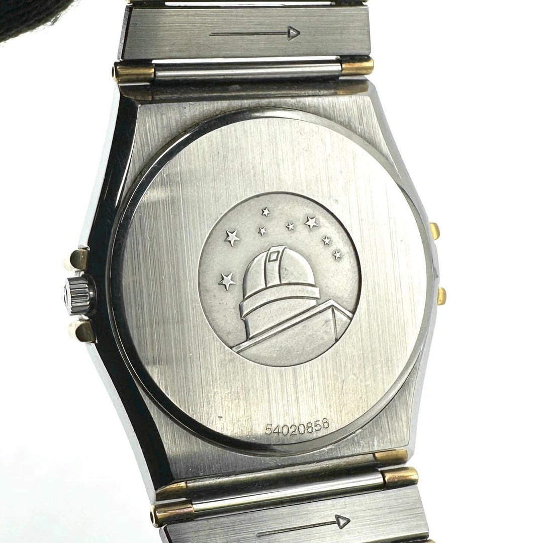 OMEGA オメガ 1210.10 コンステレーション YGベゼル ハーフバー 腕時計 クオーツ ゴールド