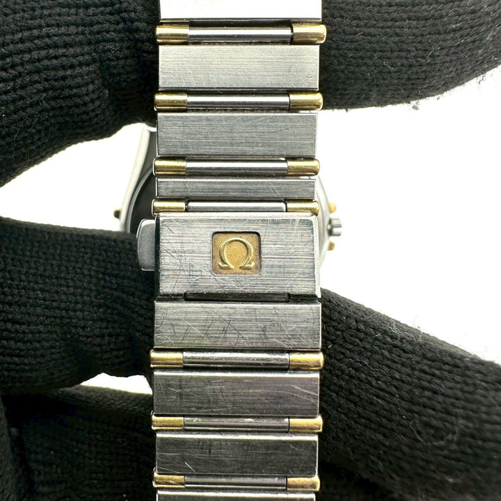 OMEGA オメガ 1210.10 コンステレーション YGベゼル ハーフバー 腕時計 クオーツ ゴールド