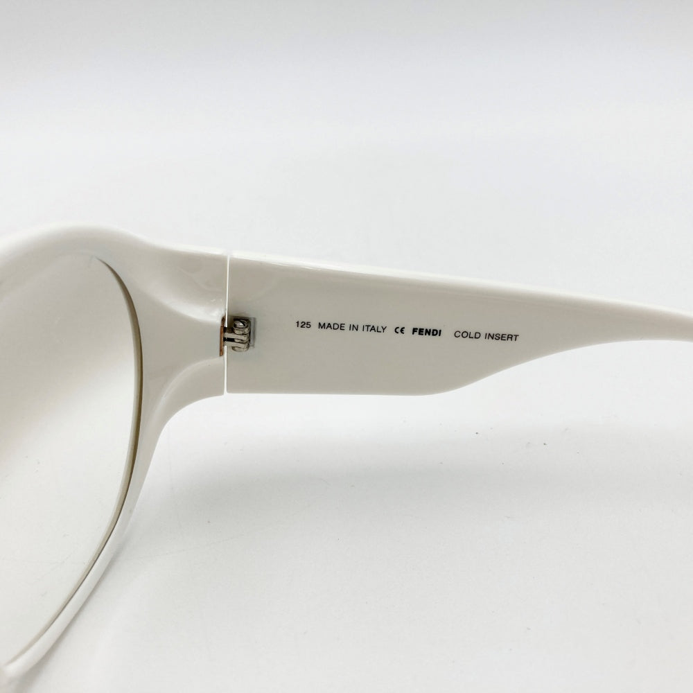 FENDI フェンディ FS457 105 63 □ 14 125 サングラス グラデーションレンズ ホワイト FFロゴ 箱付き