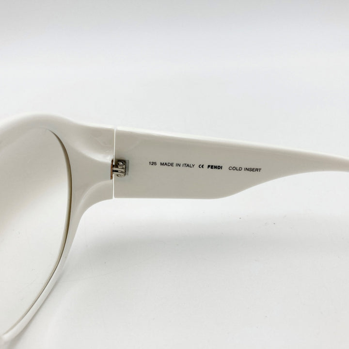 FENDI フェンディ FS457 105 63 □ 14 125 サングラス グラデーションレンズ ホワイト FFロゴ 箱付き