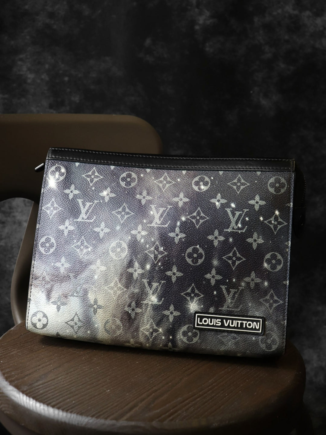LOUIS VUITTON ルイ・ヴィトン M44448 ポシェット ヴォワヤージュMM クラッチバッグ モノグラムギャラクシー ブラック