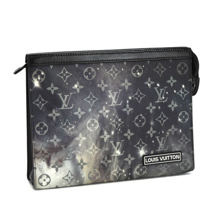 LOUIS VUITTON ルイ・ヴィトン M44448 ポシェット ヴォワヤージュMM クラッチバッグ モノグラムギャラクシー ブラック