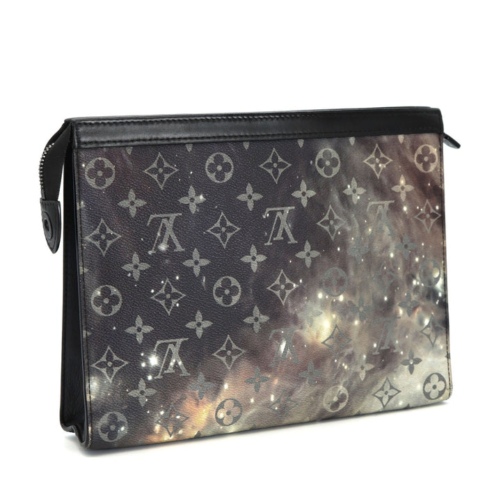 LOUIS VUITTON ルイ・ヴィトン M44448 ポシェット ヴォワヤージュMM クラッチバッグ モノグラムギャラクシー ブラック