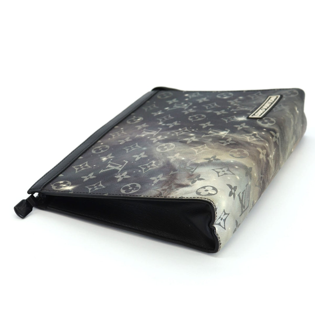LOUIS VUITTON ルイ・ヴィトン M44448 ポシェット ヴォワヤージュMM クラッチバッグ モノグラムギャラクシー ブラック