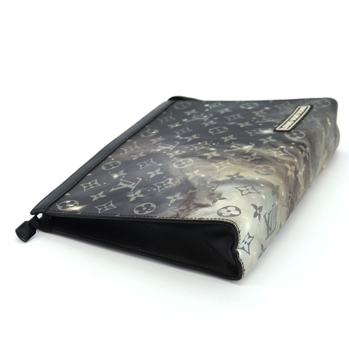 LOUIS VUITTON ルイ・ヴィトン M44448 ポシェット ヴォワヤージュMM クラッチバッグ モノグラムギャラクシー ブラック