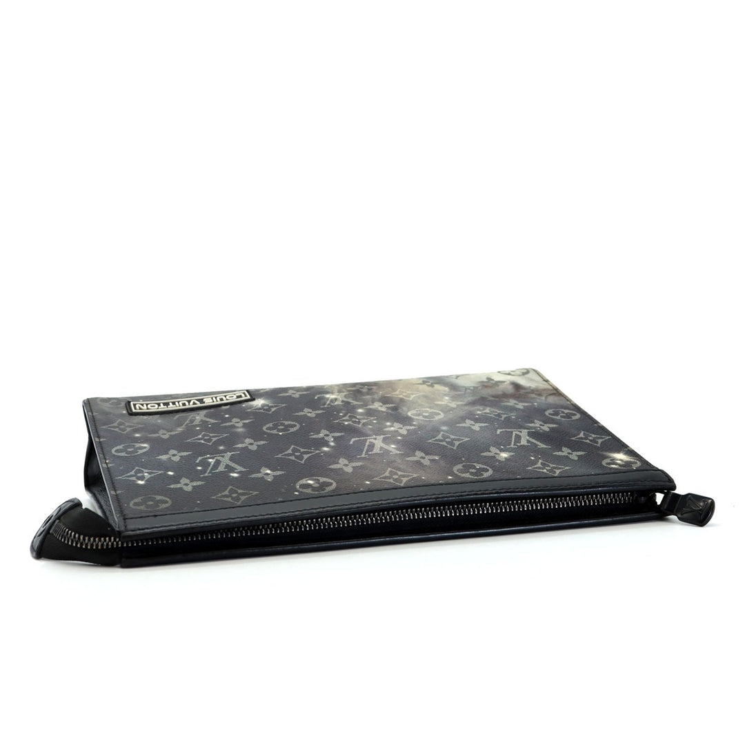 LOUIS VUITTON ルイ・ヴィトン M44448 ポシェット ヴォワヤージュMM クラッチバッグ モノグラムギャラクシー ブラック