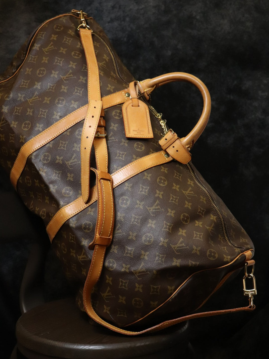 Louis Vuitton ルイ・ヴィトン M41412 キーポル・バンドリエール60 モノグラム ボストンバッグ ショルダー 旅行鞄 ヴィンテージ