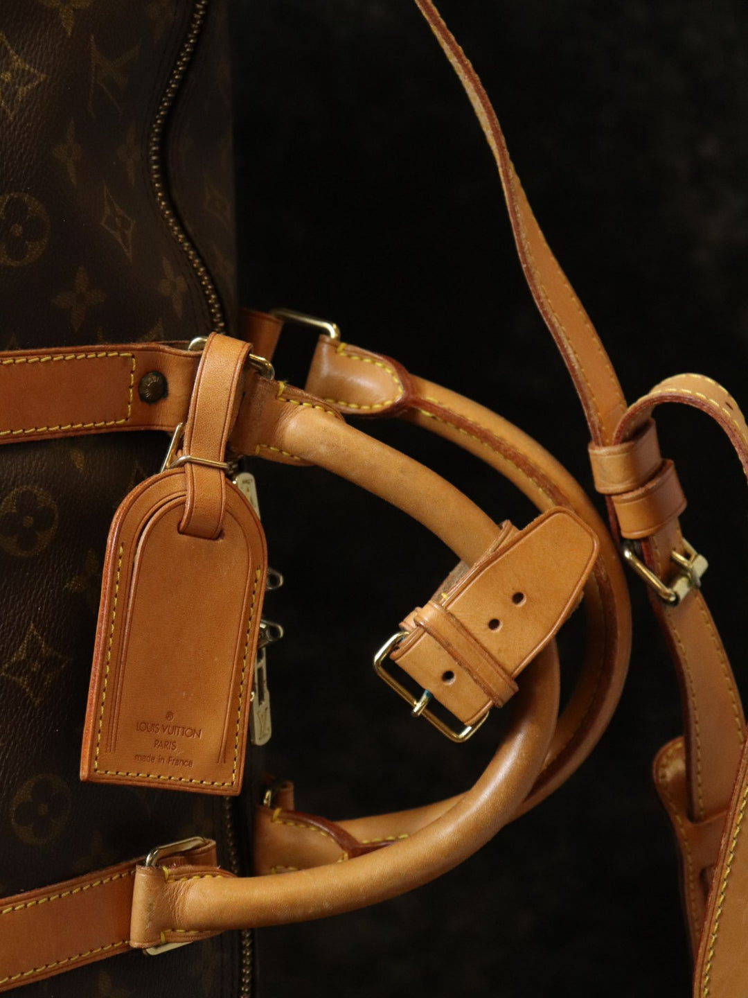 Louis Vuitton ルイ・ヴィトン M41412 キーポル・バンドリエール60 モノグラム ボストンバッグ ショルダー 旅行鞄 ヴィンテージ