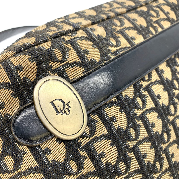 Christian Dior クリスチャンディオール トロッター ショルダーバッグ ヴィンテージ キャンバス ブラウン