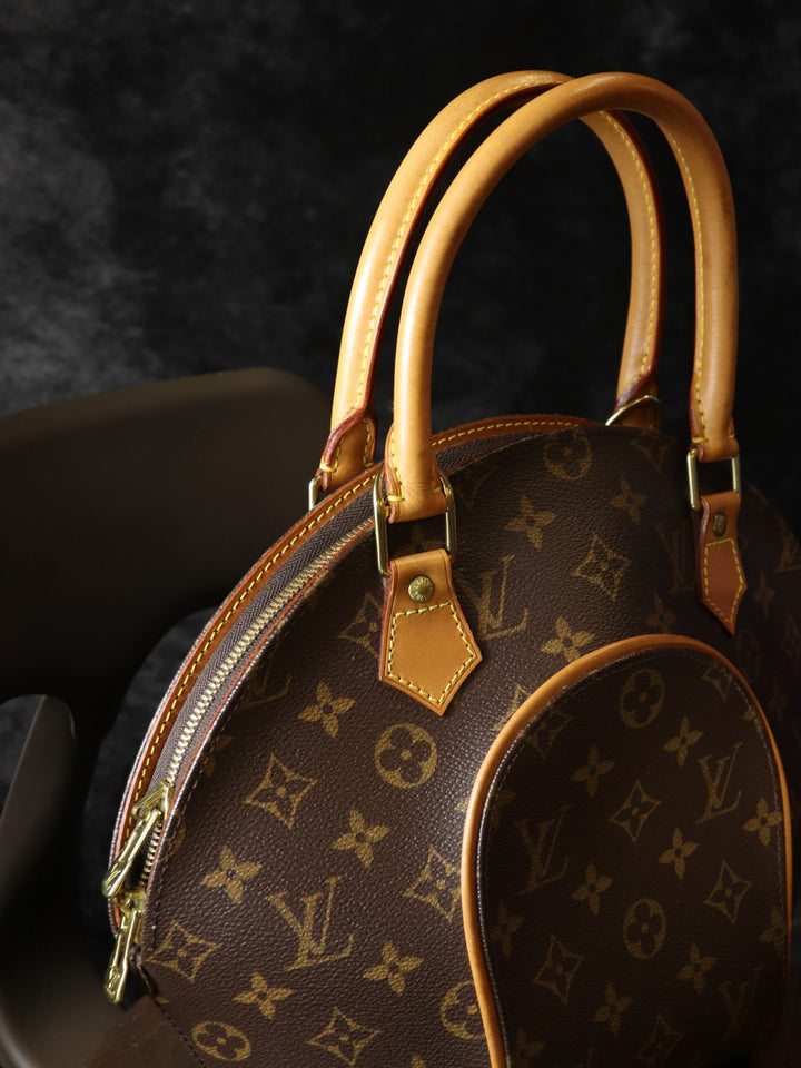 LOUIS VUITTON ルイ・ヴィトン エリプスPM M51127 ハンドバッグ モノグラムキャンバス ブラウン