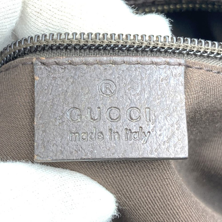 GUCCI グッチ 189753 GGキャンバス シェリー トートバッグ ショルダーバッグ ブラウン