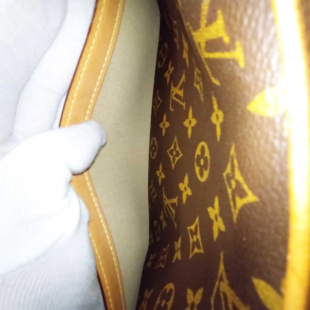 ルイ・ヴィトン M45254 リポーターPM 斜め掛けショルダーバッグ ブラウン モノグラム LOUIS VUITTON