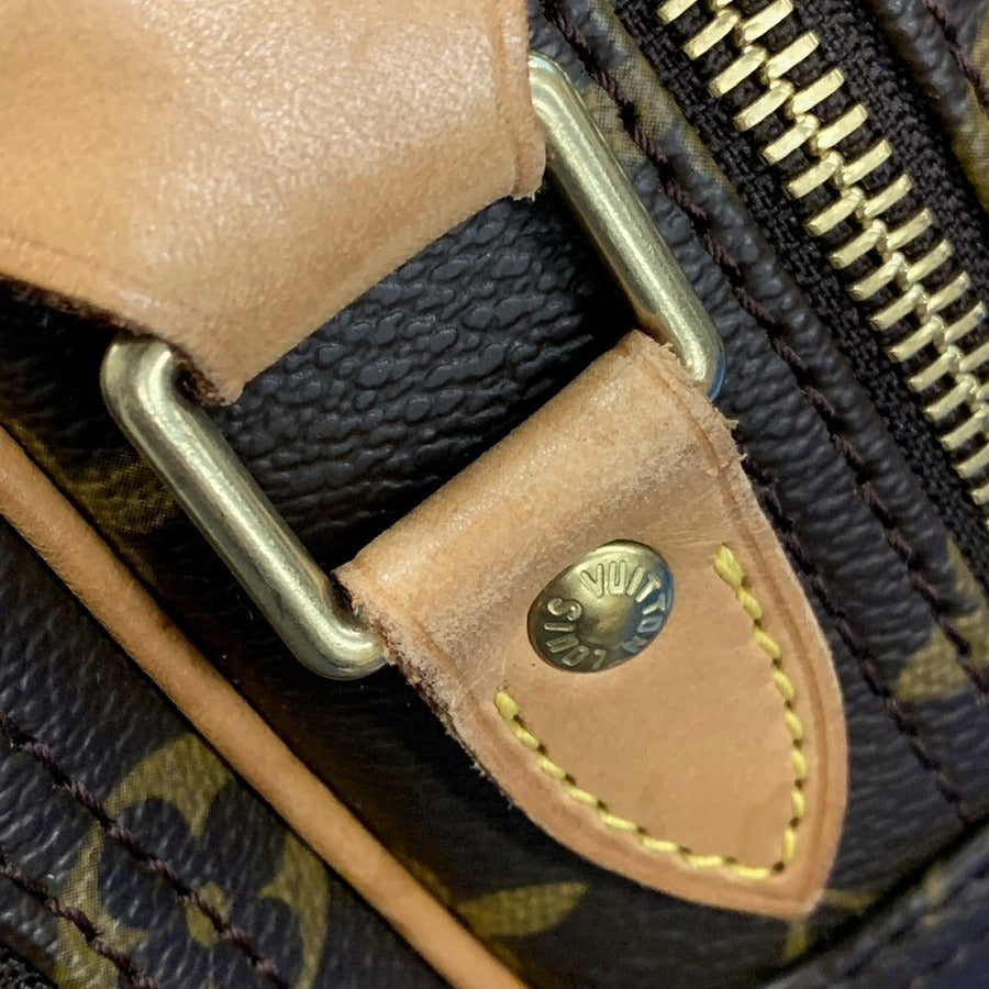 ルイ・ヴィトン M45254 リポーターPM 斜め掛けショルダーバッグ ブラウン モノグラム LOUIS VUITTON