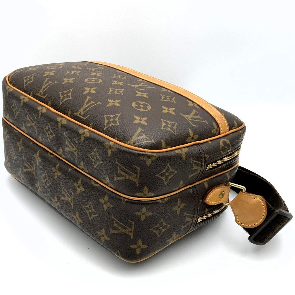 ルイ・ヴィトン M45254 リポーターPM 斜め掛けショルダーバッグ ブラウン モノグラム LOUIS VUITTON