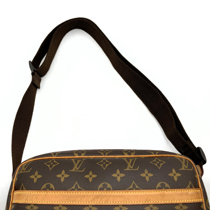 ルイ・ヴィトン M45254 リポーターPM 斜め掛けショルダーバッグ ブラウン モノグラム LOUIS VUITTON