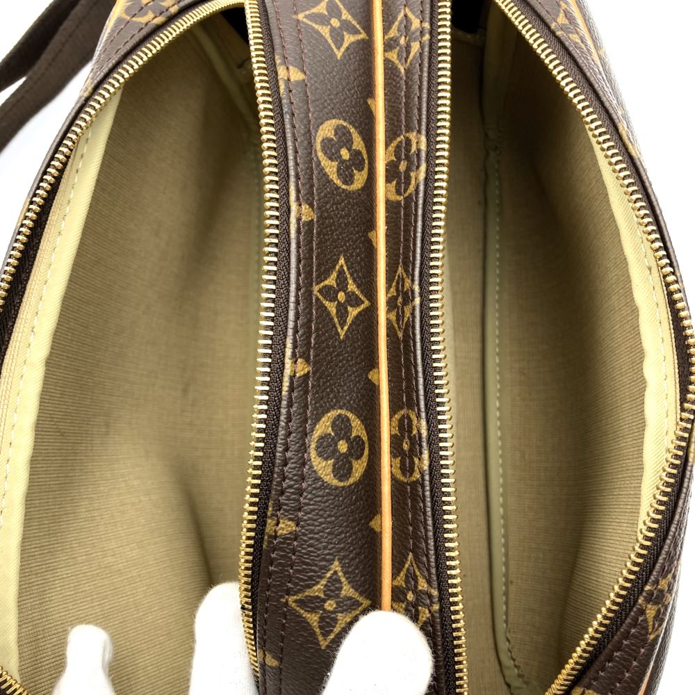 ルイ・ヴィトン M45254 リポーターPM 斜め掛けショルダーバッグ ブラウン モノグラム LOUIS VUITTON
