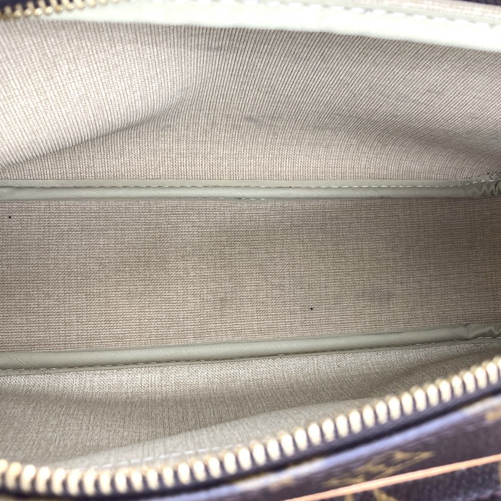 ルイ・ヴィトン M45254 リポーターPM 斜め掛けショルダーバッグ ブラウン モノグラム LOUIS VUITTON