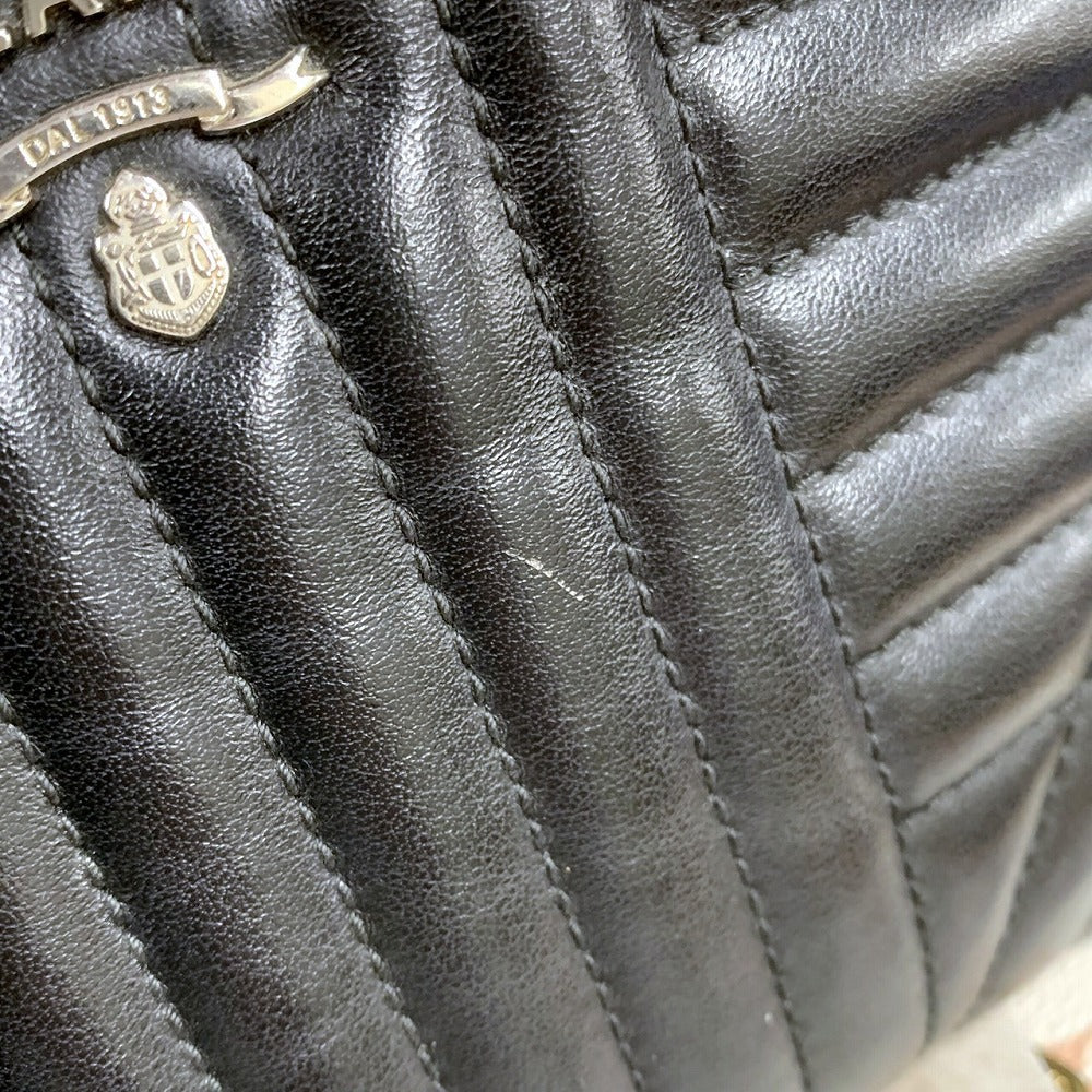 PRADA プラダ ダイアグラム ハンドバッグ ショルダーバッグ 2way 斜め掛け レザー ブラック 黒 ブランド